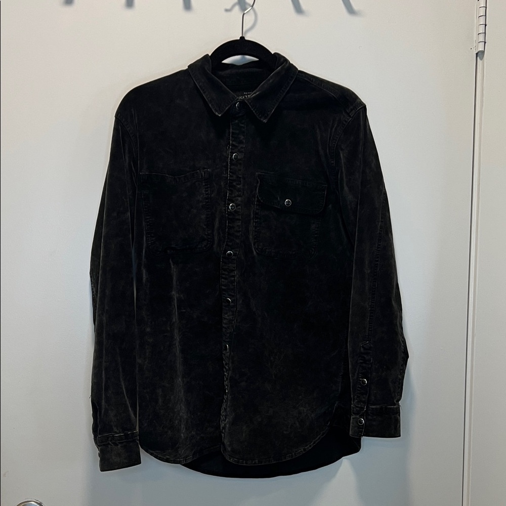 Lucky Brand Womens charcoal/black jacket